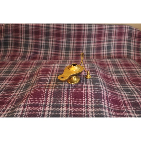 Brass Aladdin's Lamp Incense Burner - Picture 6 of 8